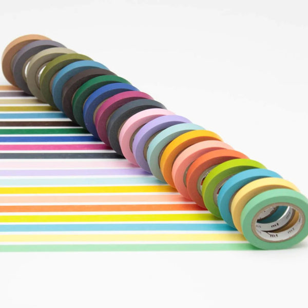 MT Thin Washi Tape 20 Pack - Solid Colors – CLUBHOUSE kid & craft