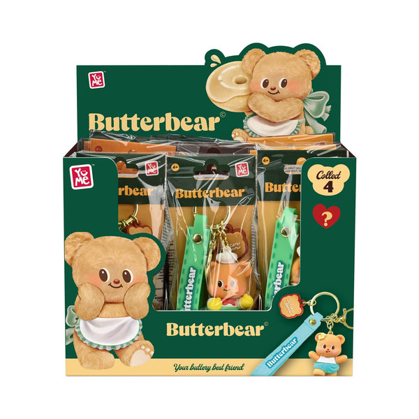 Butterbear Keychain and Strap
