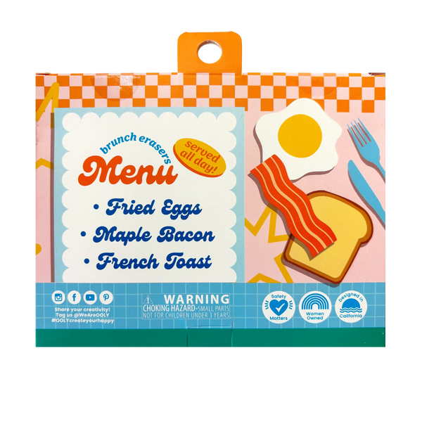 Brunch Bunch Erasers | Set of 6
