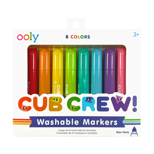 Cub Crew Washable Markers - Set of 8