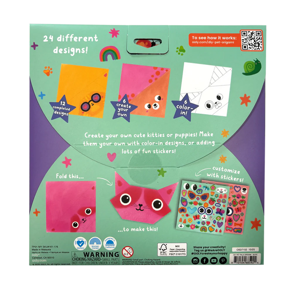 DIY Pet Pals Origami Activity Kit
