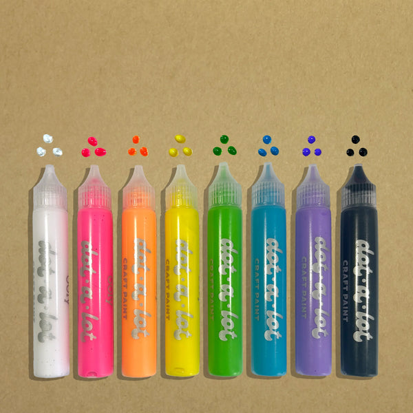 Dot-a-Lot 3D Dimensional Craft Paint - Brights