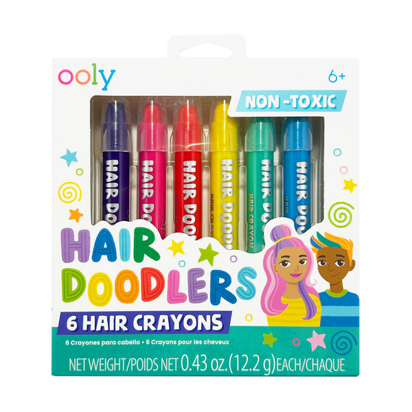 Hair Doodlers Hair Crayons | Set of 6