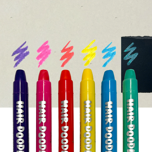 Hair Doodlers Hair Crayons | Set of 6