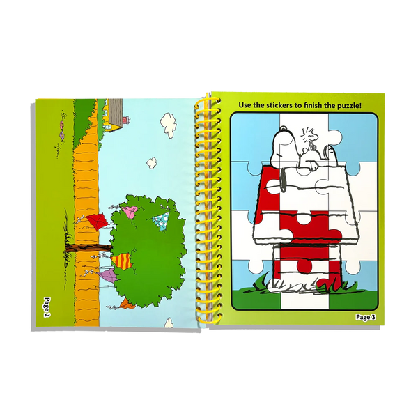 OOLY x Peanuts Coloring Activity & Sticker Kit