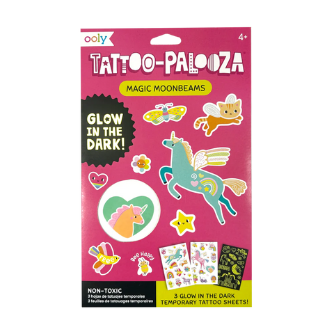 Tattoo-Palooza Glow in the Dark Temporary Tattoos