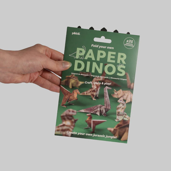 Paper Dinos | Origami Dinosaur Kit