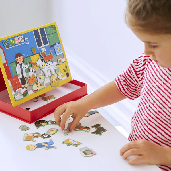 Pet Hospital Magnetic Play Set