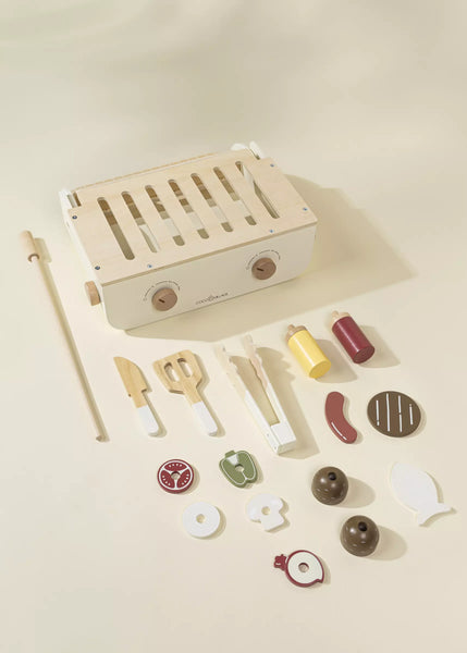 Wooden Barbecue Playset