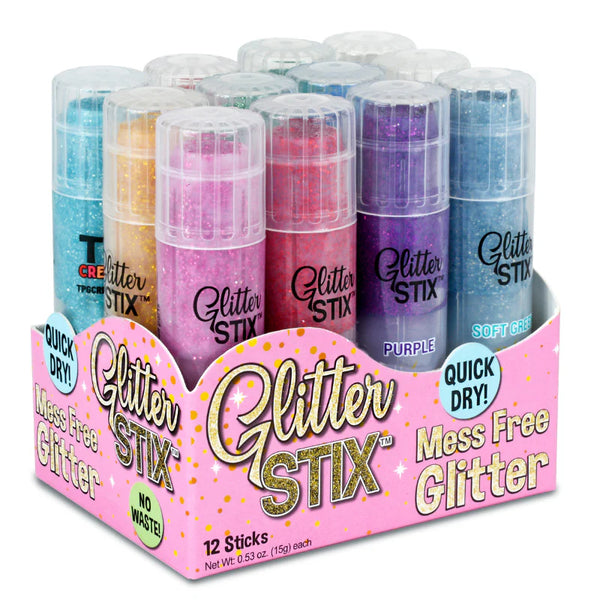 Glitter Stix, 12 Colors