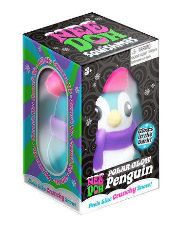 NeeDoh Polar Glow Penguin