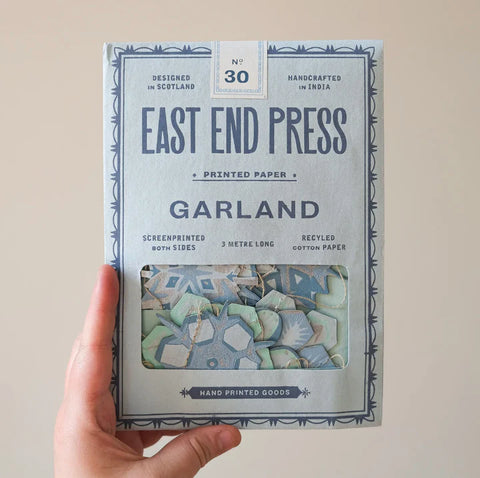 Snowflakes Sewn Garland