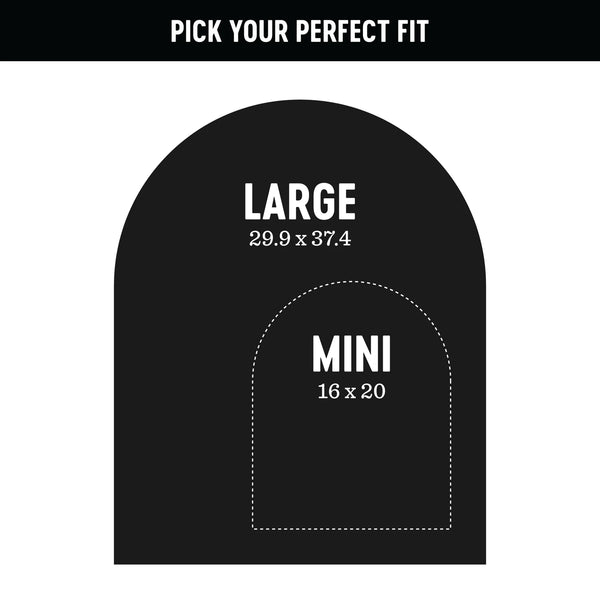 Arch Magnetic Mini Wall Decal - Multiple Colors