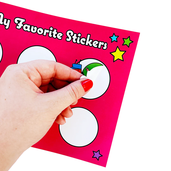 Retro Rainbow Sticker Collector