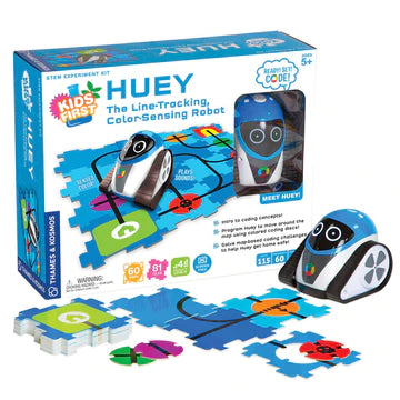 Huey, The Line-Tracking, Color-sensing Robot