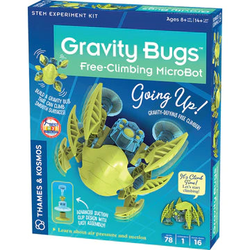 Gravity Bugs, Free-Climbing Microbot