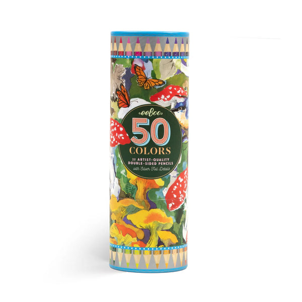 50 Colors | 25 Double-Sided Pencils