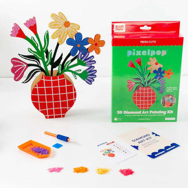 PixelPop Diamond Art 3D Display | Fresh Cuts