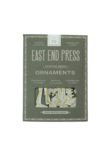 Dancing Skeletons Paper Ornaments