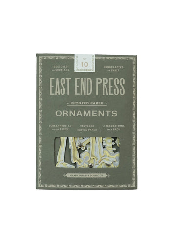 Dancing Skeletons Paper Ornaments