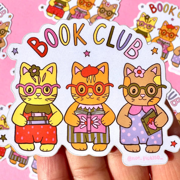 Book Club Sticker