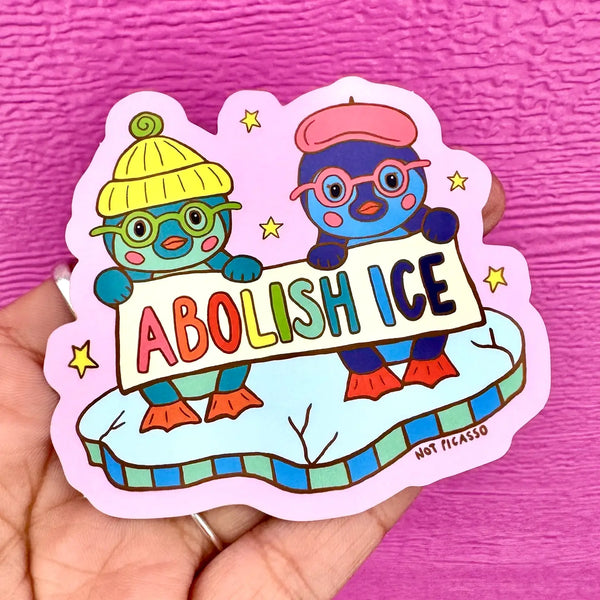 Abolish Ice Fundraiser Sticker