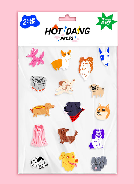 All Dogs Iron-On Art Sheet