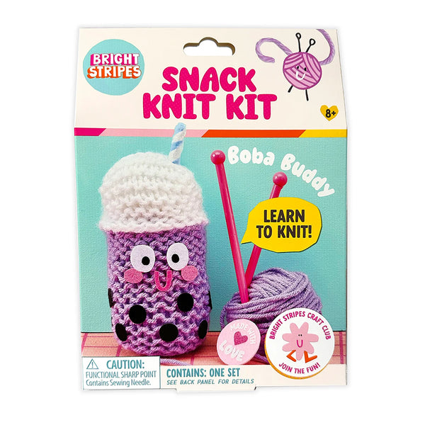 Snack Knit kit | Boba Buddy