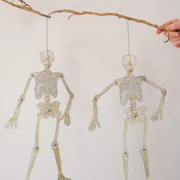 Dancing Skeletons Paper Ornaments