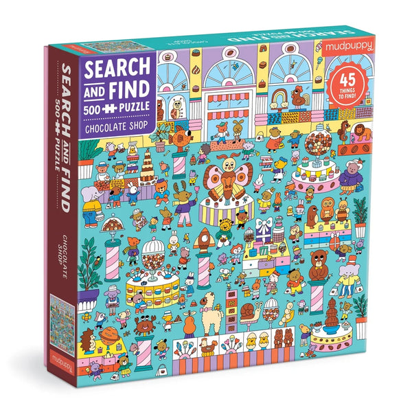 Chocolate Shop Search & Find Puzzle | 500 Piece Puzzle