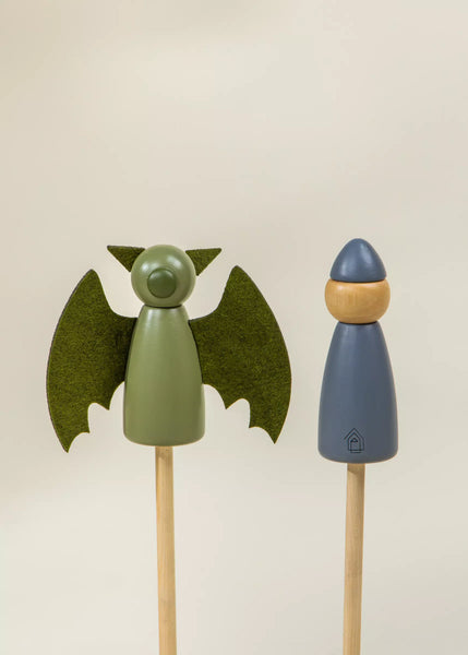 6 Wooden Puppets