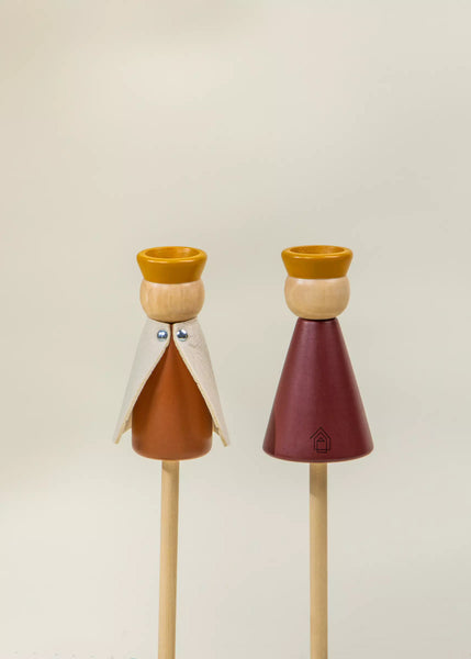 6 Wooden Puppets