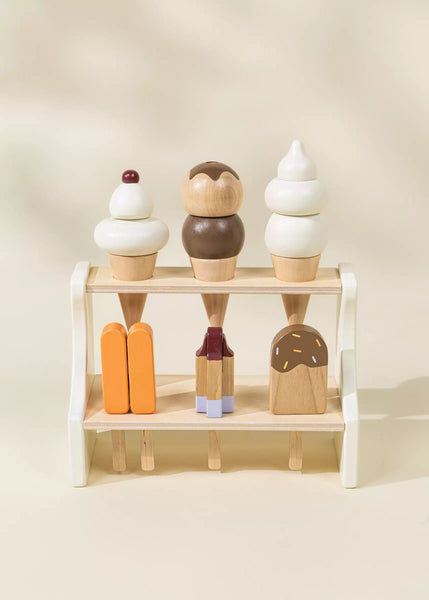 Wooden Ice Cream Playset