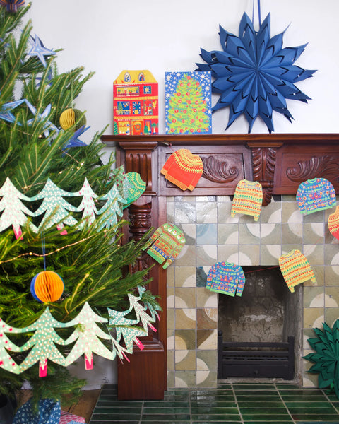 Christmas Jumpers Paper Garland