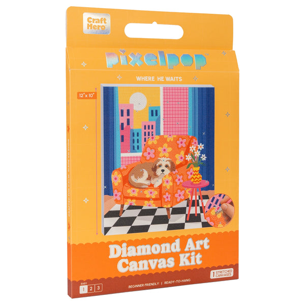 PixelPop Diamond Art Canvas Kit | Where He Waits