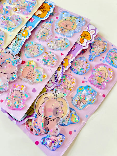 Capybara Water Stickers| Vol. 1