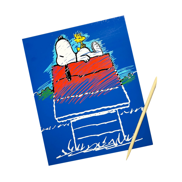OOLY X Peanuts: Scratch Art Kit (13 Pc Set)