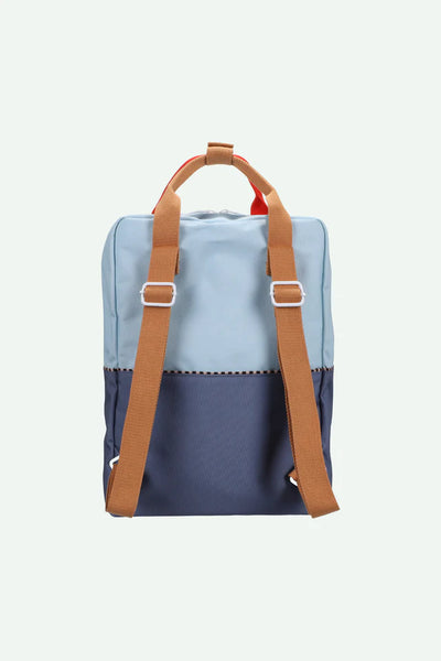 Backpack Large | Wonders | Zissou Blue + Blue Whale