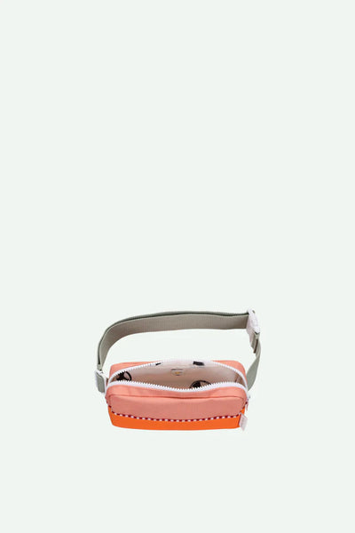 Fanny Pack Small | Wonders | Colourblocking | Coral Pink + Lifebuoy Orange