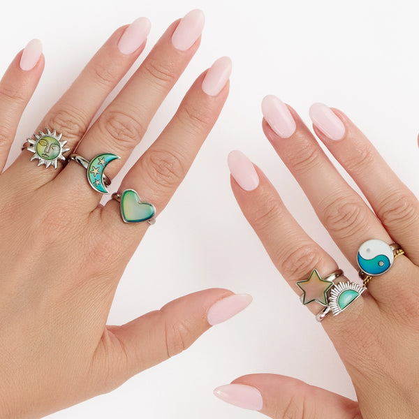 Celestial Moon Rings