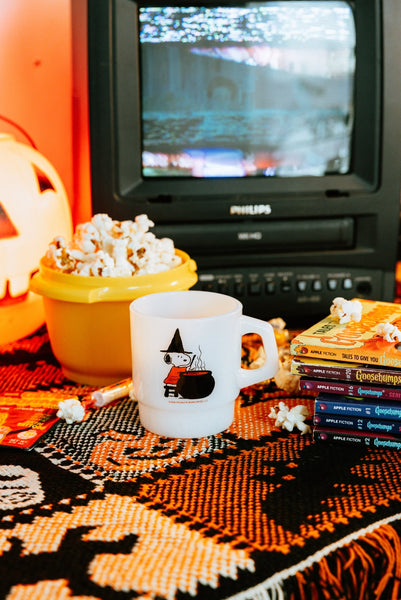 Peanuts® Halloween - Snoopy Witch Milk Glass Mug