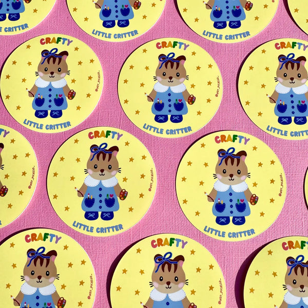 Crafty Little Guy Sticker