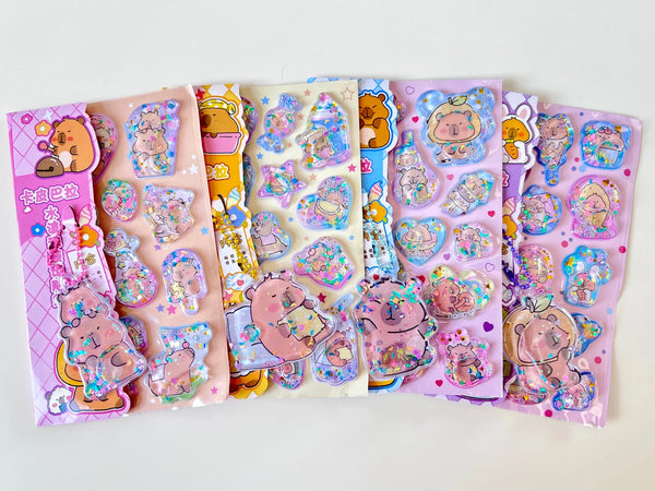 Capybara Water Stickers| Vol. 1