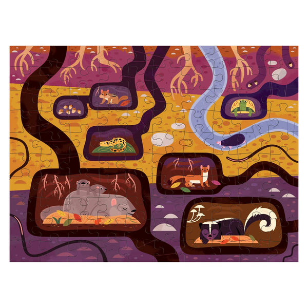 Forest Above & Below 100pc Double-Sided Puzzle