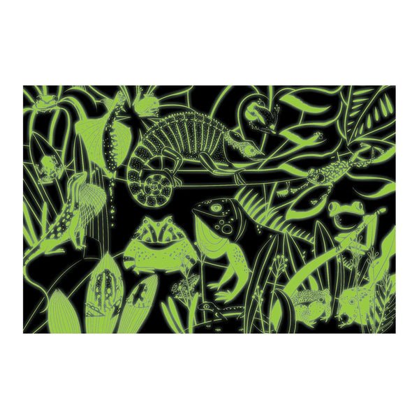 Frogs & Lizards Glow In The Dark Puzzle