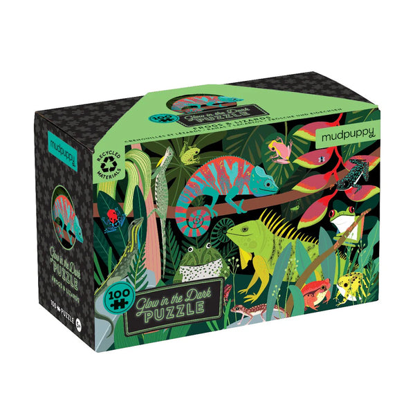 Frogs & Lizards Glow In The Dark Puzzle