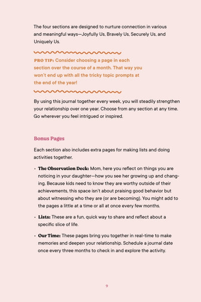 Uniquely Us: Mother & Daughter Shared Journal