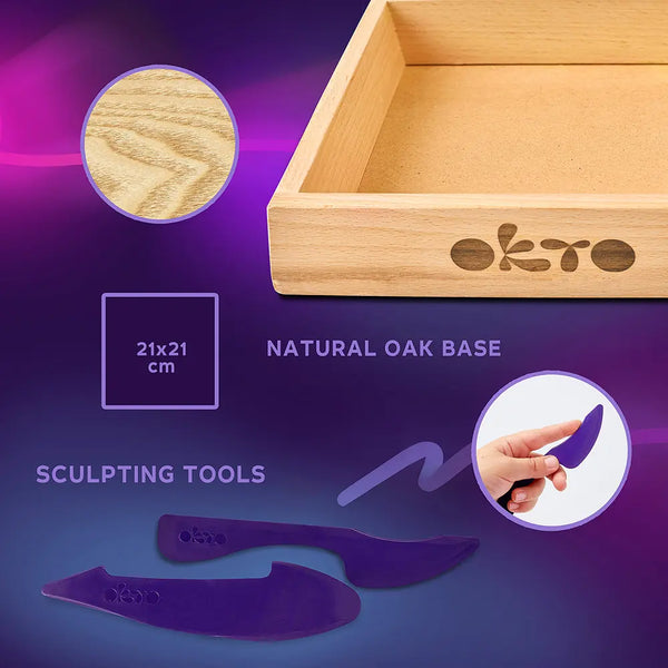 Little Worlds Okto Sensory Art | Bunny Moon