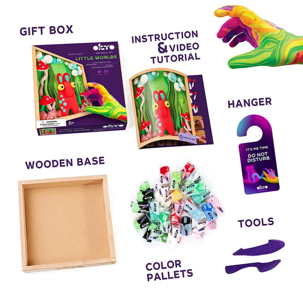 Little Worlds Okto Sensory Art | Mommy Troll