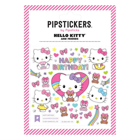 Hello Kitty Happy Birthday Stickers